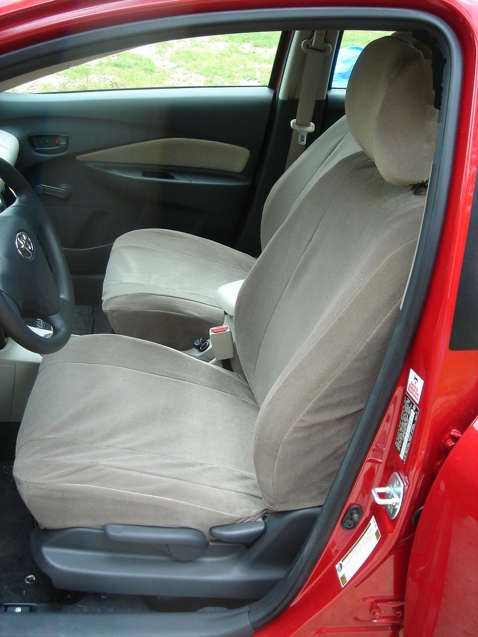 20072008 Toyota Yaris Bucket Seats with Adjustable Headrests. Durafit Covers Custom Fit Car